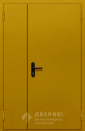 Противопожарная дверь для аварийного выхода полуторная глухая №35