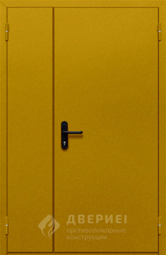 Противопожарная дверь для аварийного выхода полуторная глухая №35