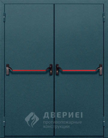 Дверь глухая двупольная с антипаникой