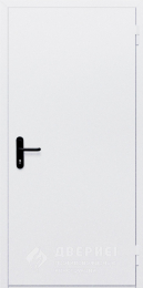 Белая противопожарная дверь 3-го типа - фото