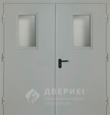 Двустворчатая противопожарная дверь
