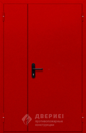 Полуторная противопожарная дверь - фото