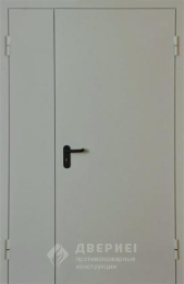 Дверь металлическая противопожарная полуторная - фото