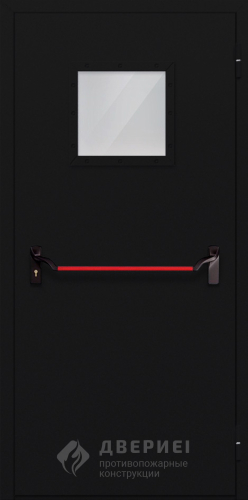 Однопольная дверь первого класса глухая с антипаникой