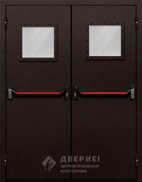 Окрашенная противопожарная дверь