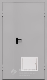 Полуторная противопожарная дверь со стыковочным узлом №1 - фото